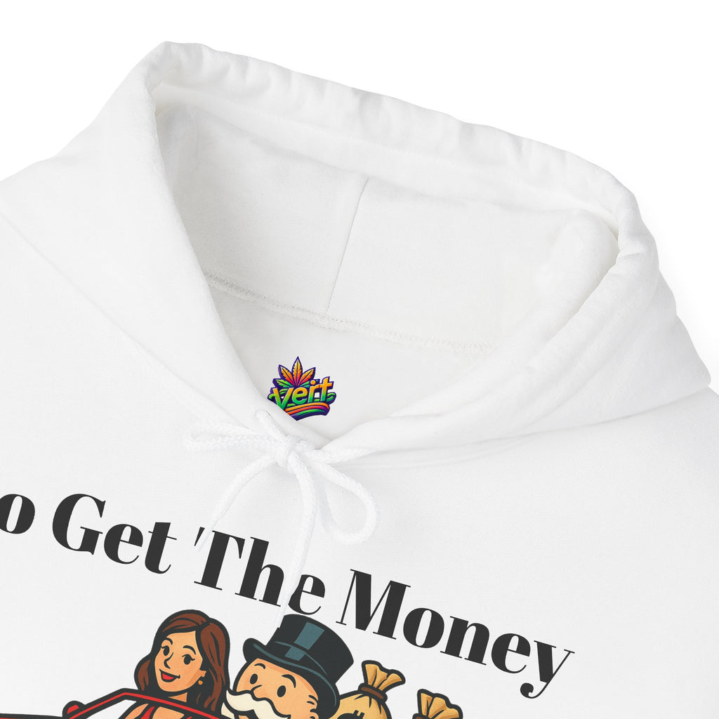 Vert Monoploy Man Vintage Style Unisex Graphic Hoodie