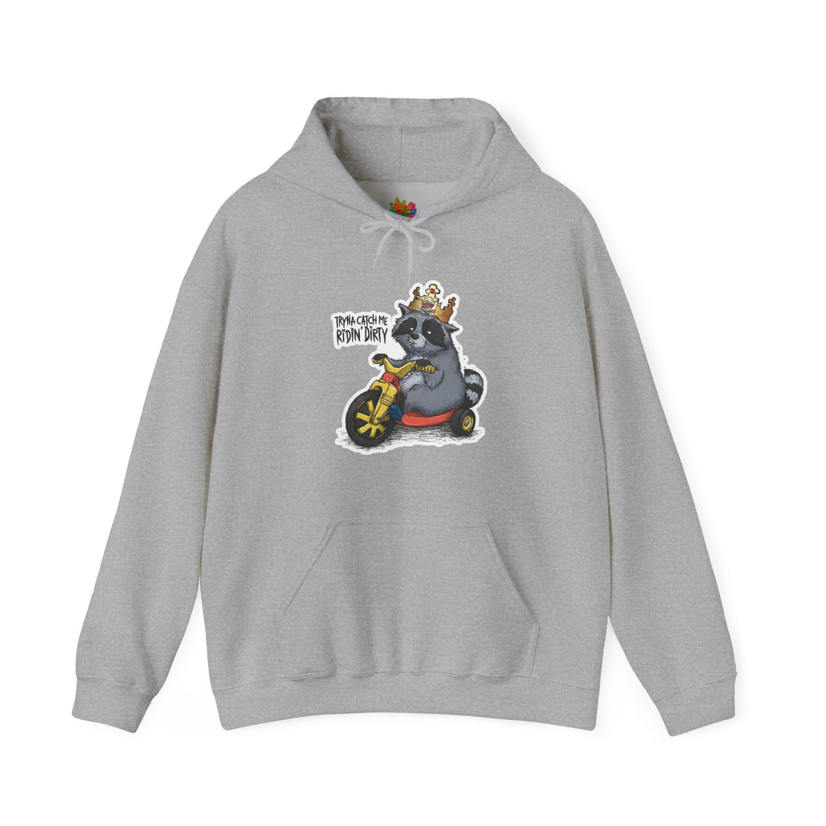 Vert Burger King Parody Vintage Style Unisex Graphic Hoodie