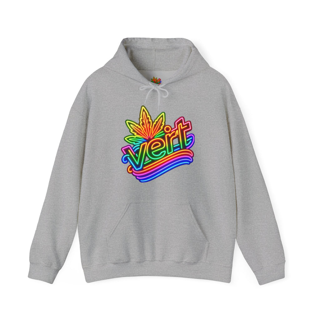 Vert Neon Logo Vintage Style Unisex Graphic Hoodie