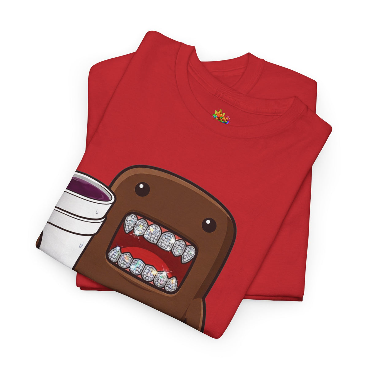 Vert Double Cup Domo Vintage Style Unisex Cotton Graphic T-Shirt