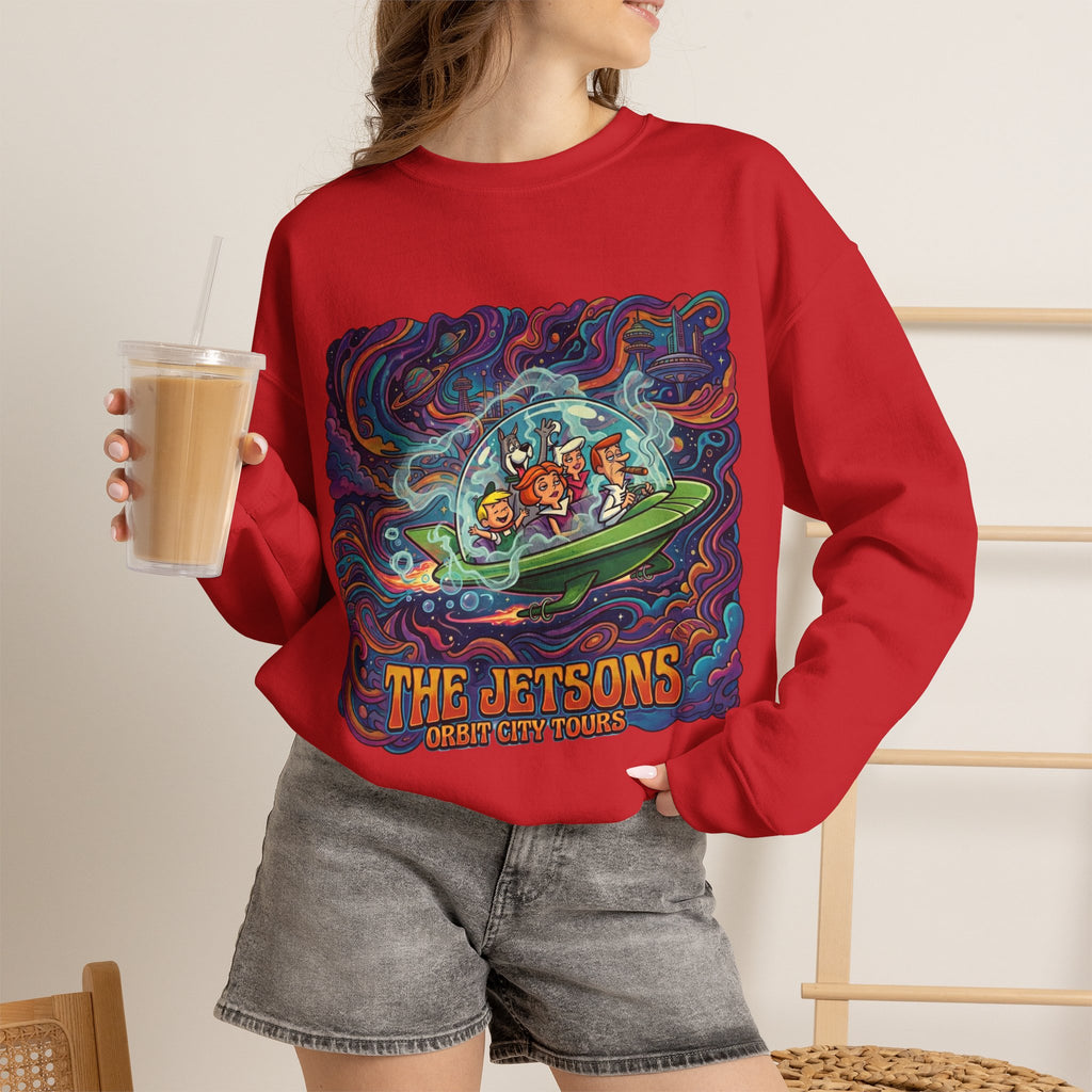 Vert Jetson Smoker Vintage Style Unisex Graphic Crewneck Sweatshirt