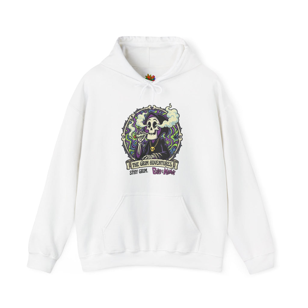 Vert Grim Smoker Vintage Style Unisex Graphic Hoodie