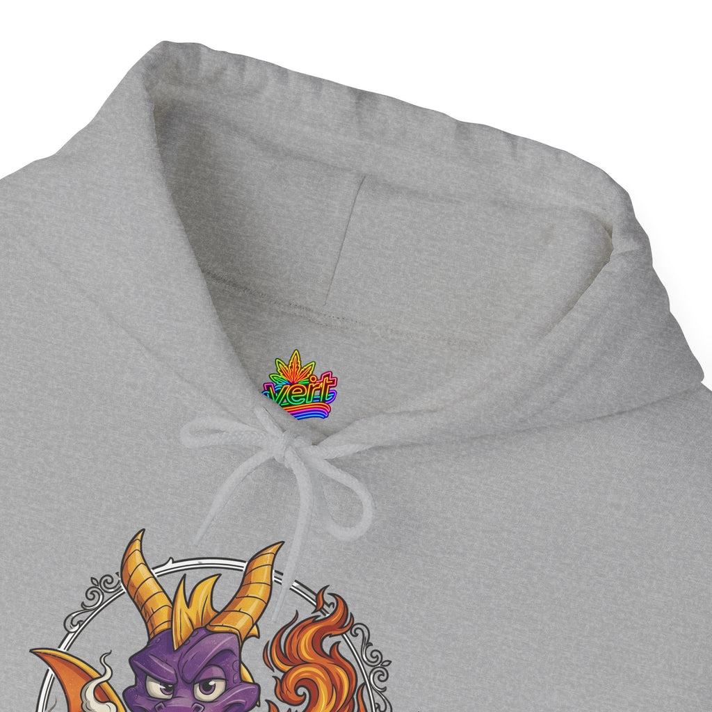 Vert Spyro Smoker Vintage Style Unisex Graphic Hoodie