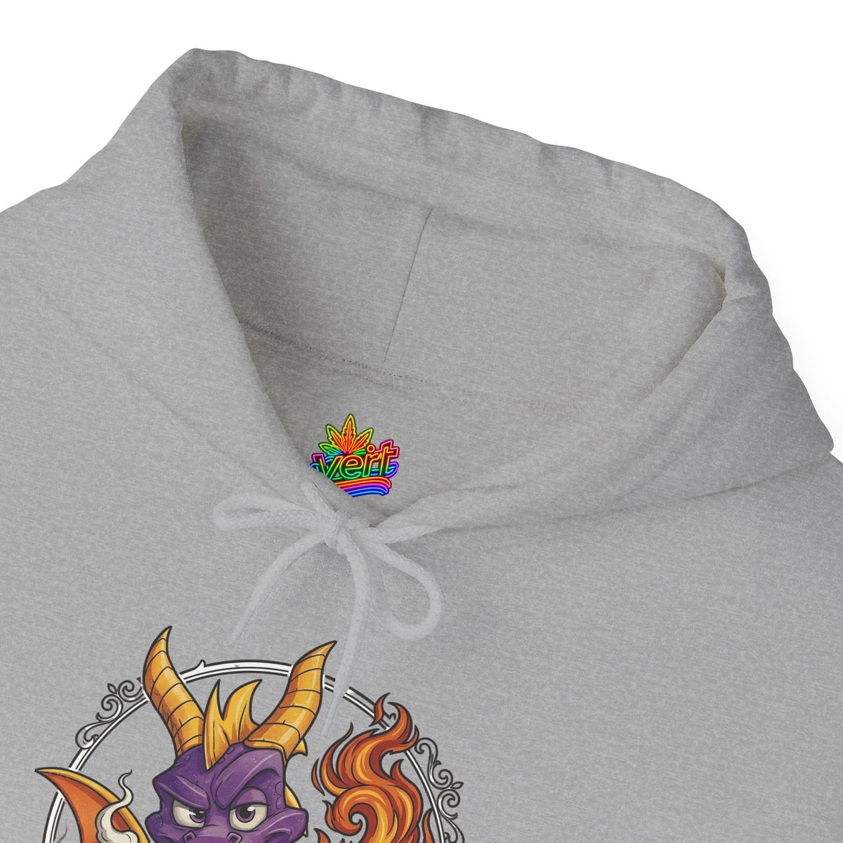 Vert Spyro Smoker Vintage Style Unisex Graphic Hoodie