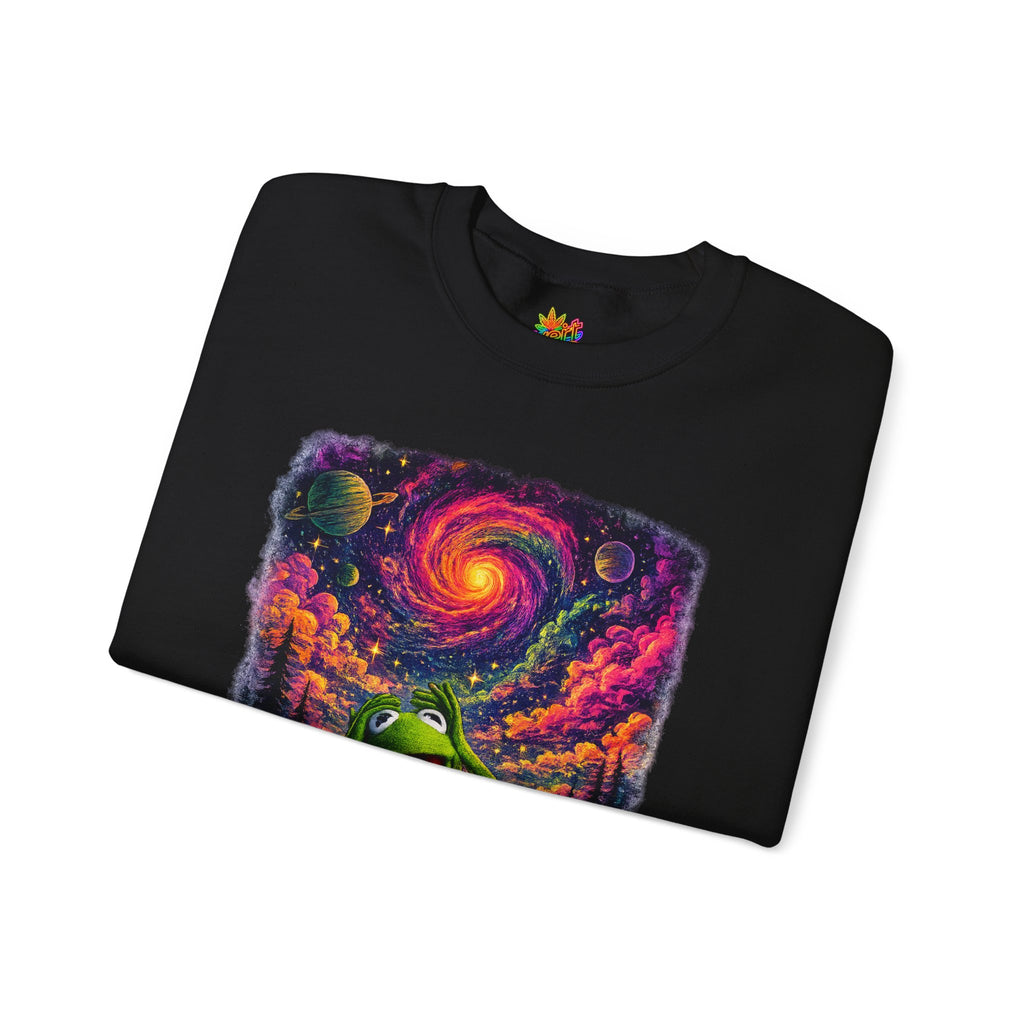 Vert Psychedelic Kermit Unisex Graphic Crewneck Sweatshirt