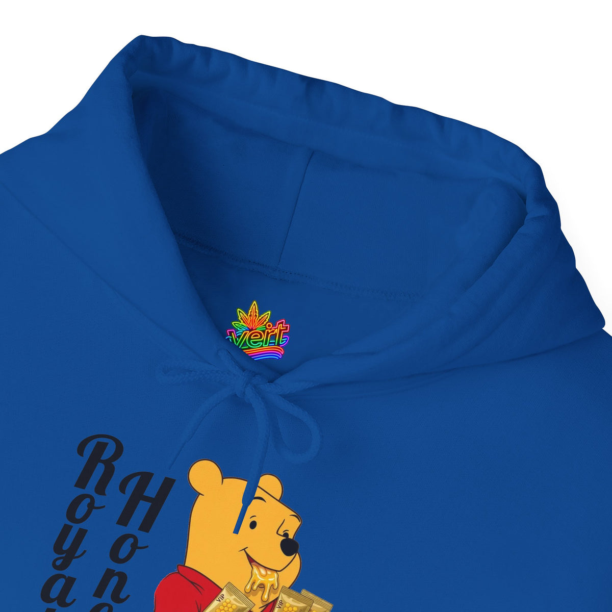 Vert Winnie The Pooh "Royal Honey" Vintage Style Unisex Hoodie