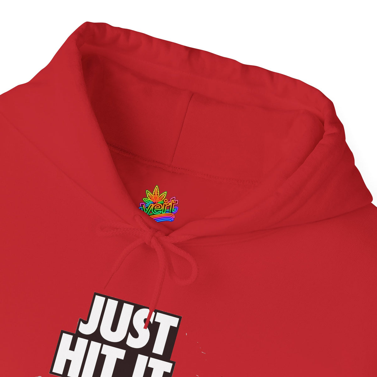 Vert Just Hit It Vintage Style Unisex Graphic Hoodie