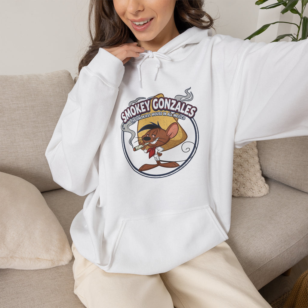 Vert Speedy Gonzales Smoker Vintage Style Unisex Graphic Hoodie