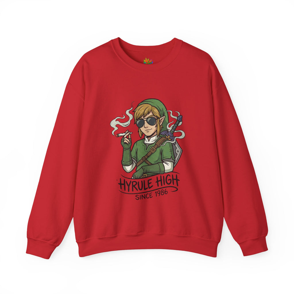 Vert Link Smoker Vintage Style Unisex Graphic Crewneck Sweatshirt