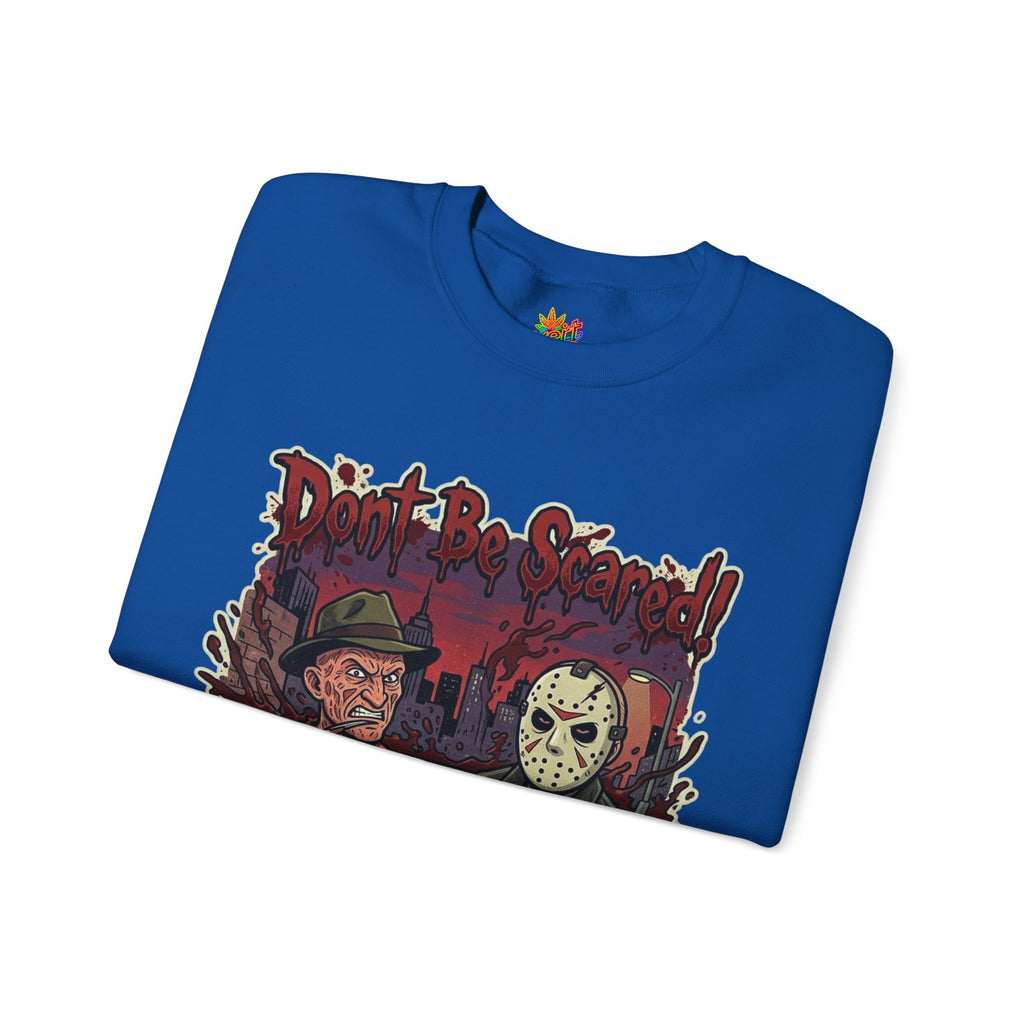 Vert Freddy & Jason Vintage Style Unisex Graphic Crewneck Sweatshirt