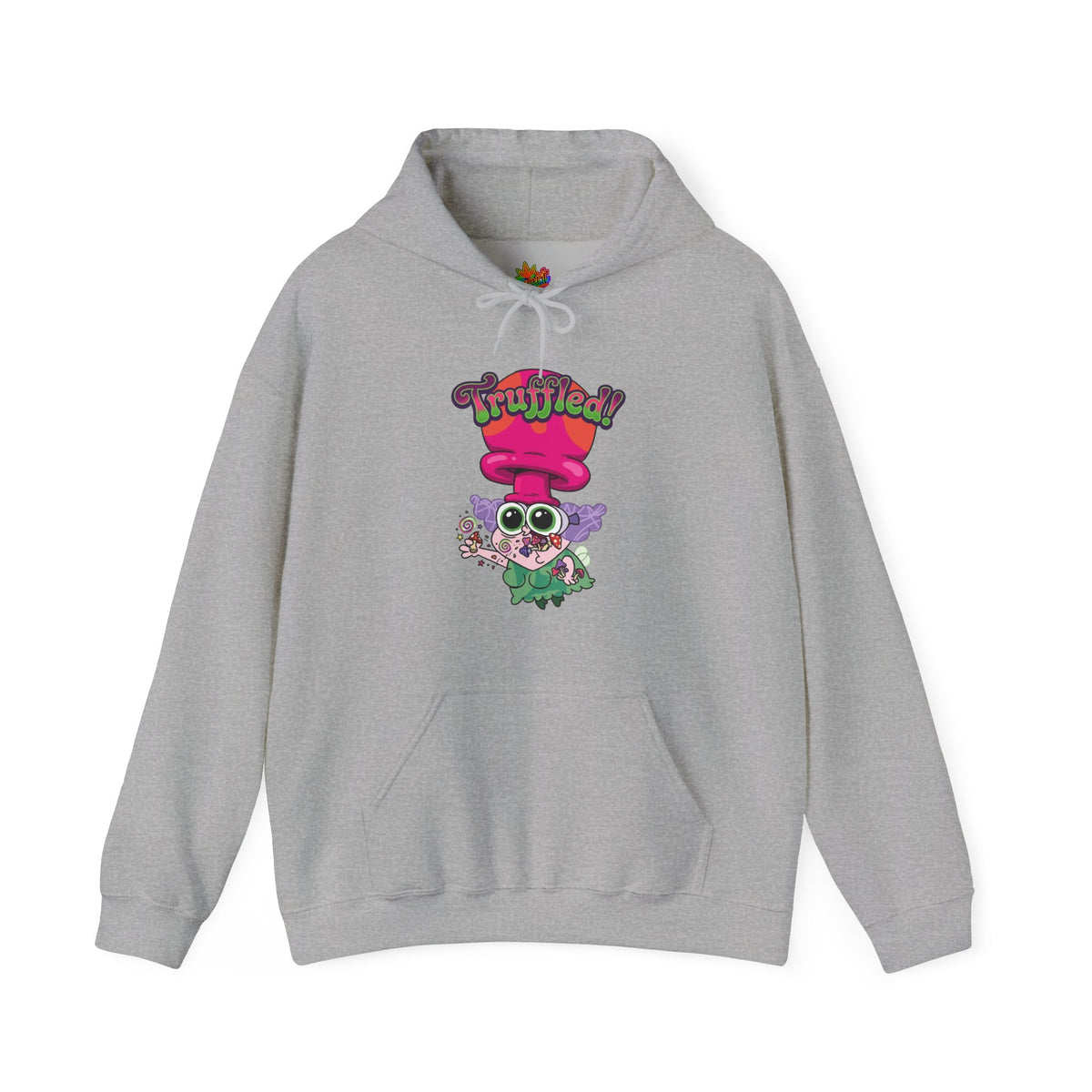 Vert Truffles Psychedelic Vintage Style Unisex Graphic Hoodie