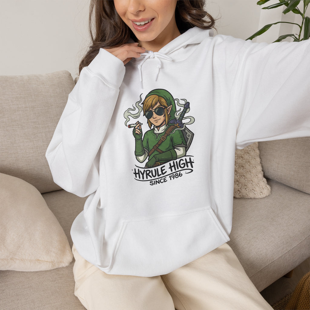 Vert Link Smoker Vintage Style Unisex Graphic Hoodie