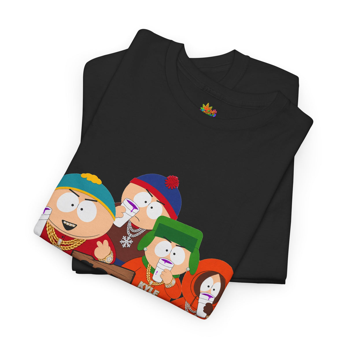 Vert South Park Double Cup Vintage Style Unisex Cotton Graphic T-Shirt