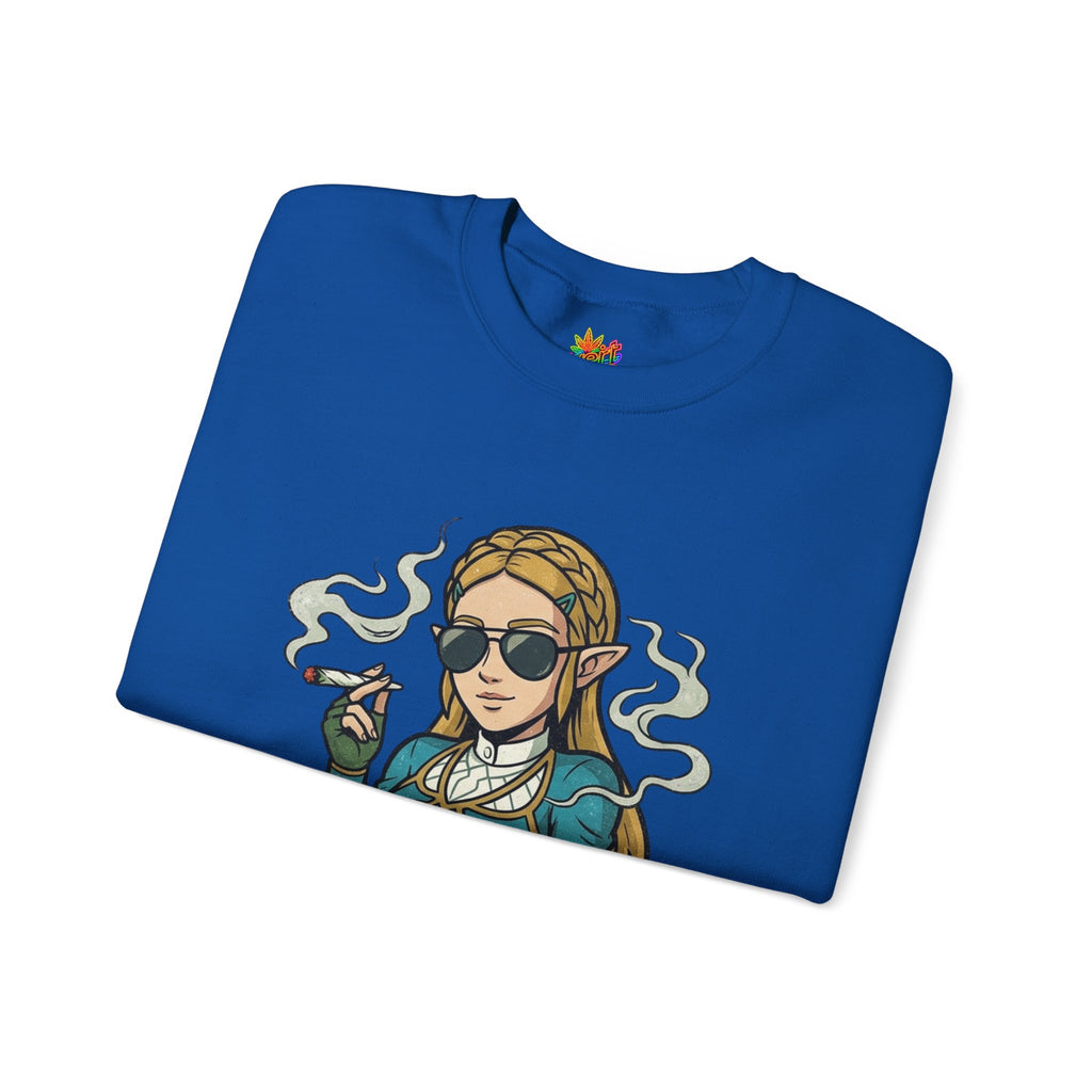 Vert Helda Vintage Style Unisex Graphic Crewneck Sweatshirt