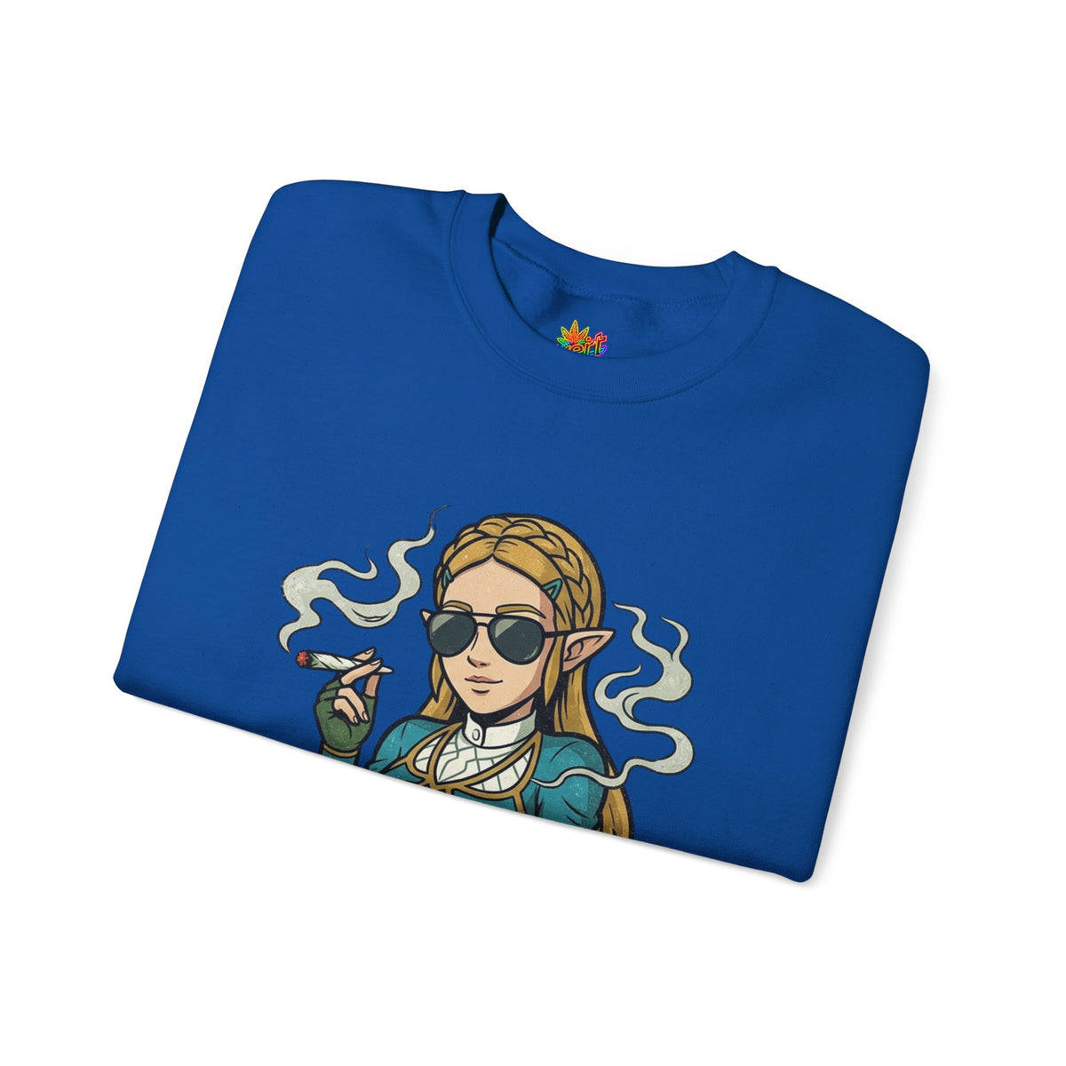 Vert Helda Vintage Style Unisex Graphic Crewneck Sweatshirt