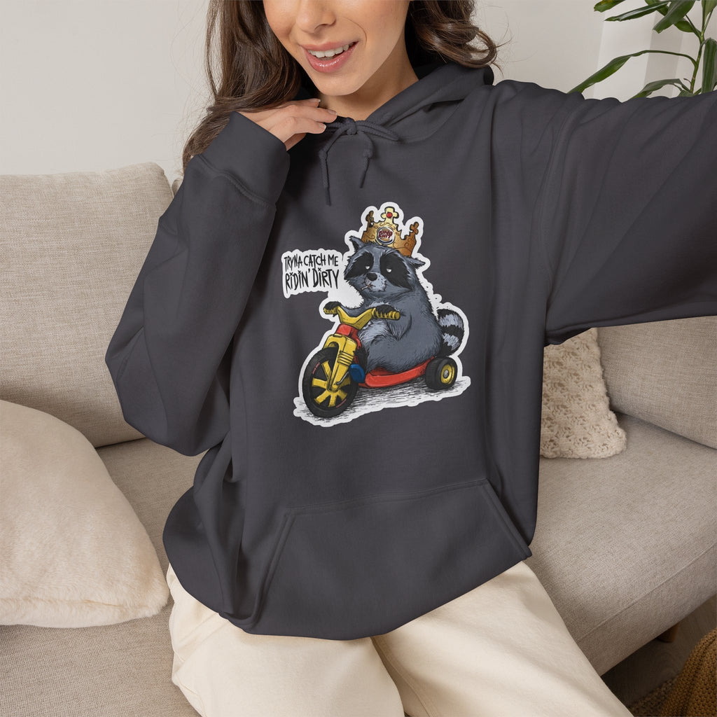 Vert Burger King Parody Vintage Style Unisex Graphic Hoodie