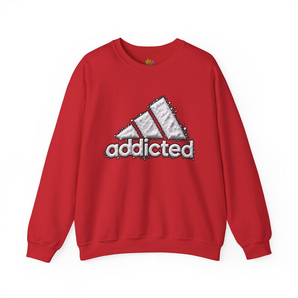 Vert Addicted Vintage Style Unisex Graphic Crewneck Sweatshirt
