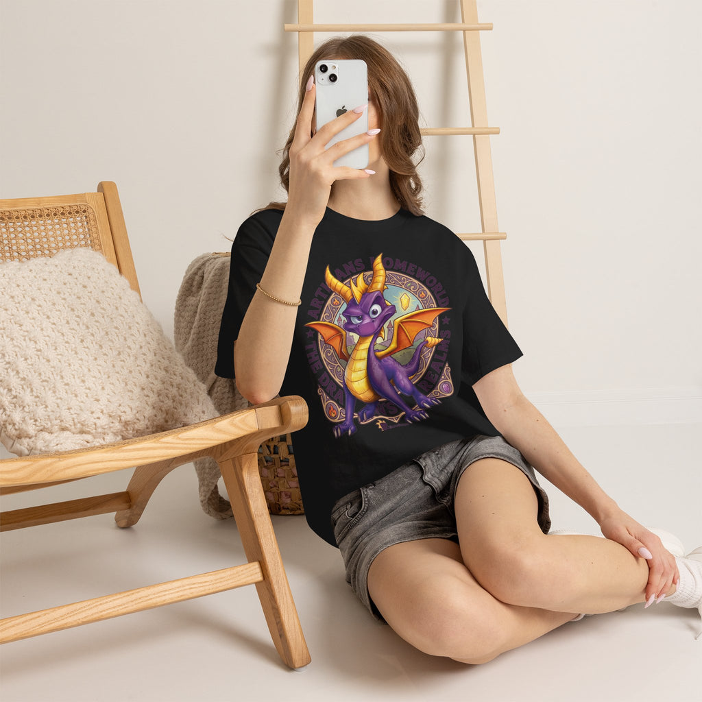 Vert Spyro Vintage Style Unisex Cotton Graphic T-Shirt