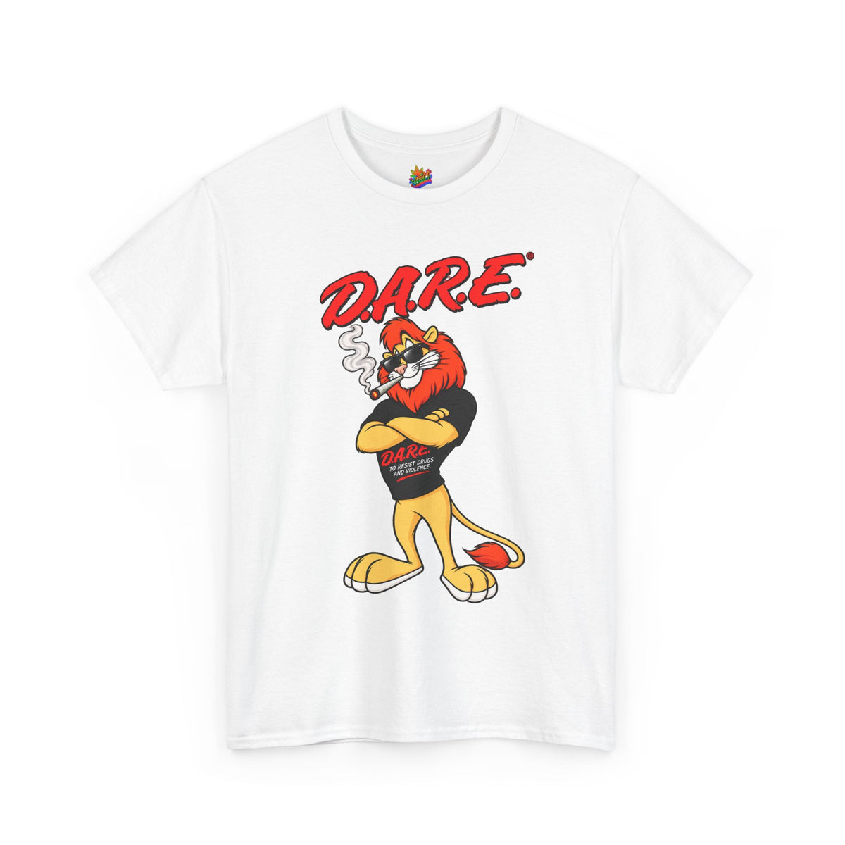 Vert D.A.R.E Vintage Style Unisex Cotton Graphic T-Shirt