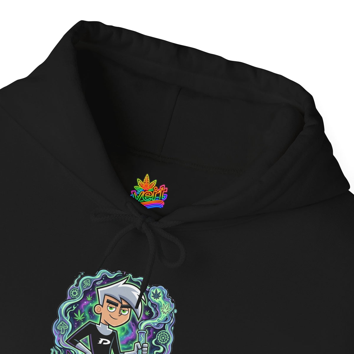 Vert Danny Phantom Smoker Vintage Style Unisex Graphic Hoodie