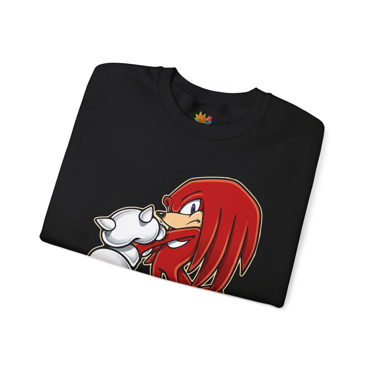 Vert Knuckles The Echidna Vintage Style Unisex Graphic Crewneck Sweatshirt
