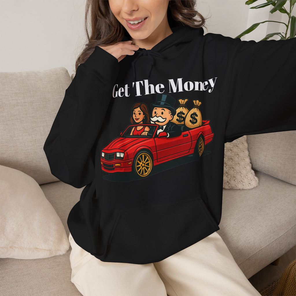 Vert Monoploy Man Vintage Style Unisex Graphic Hoodie
