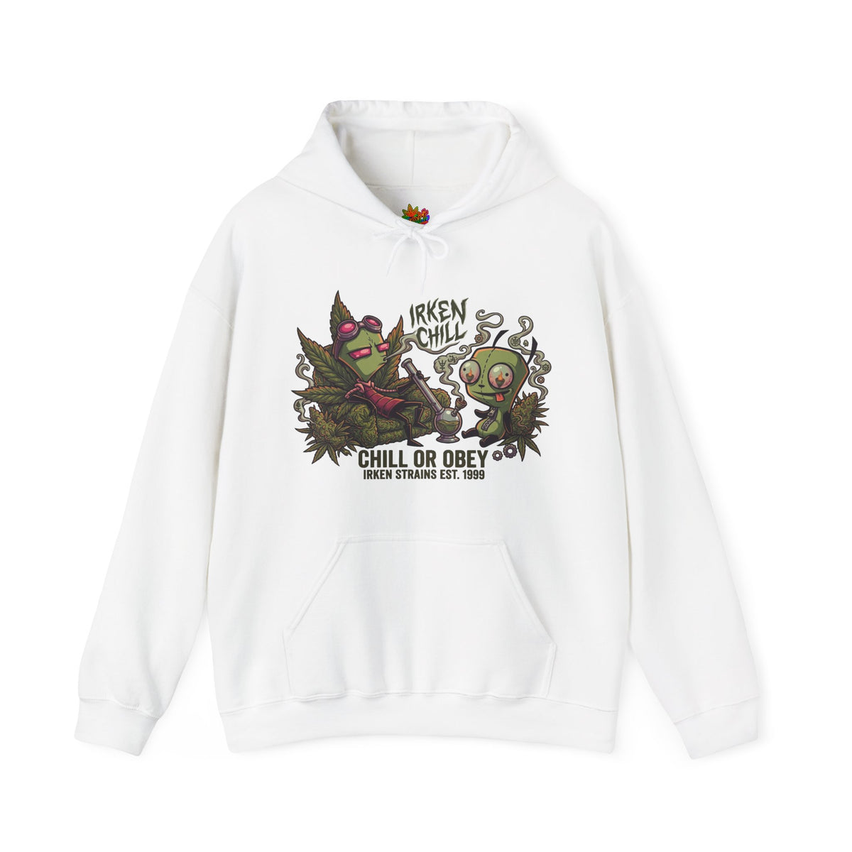 Vert Invader Zim Smoker Vintage Style Unisex Graphic Hoodie