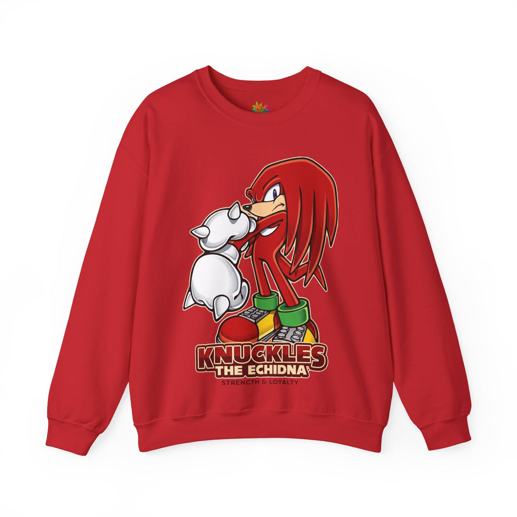 Vert Knuckles The Echidna Vintage Style Unisex Graphic Crewneck Sweatshirt