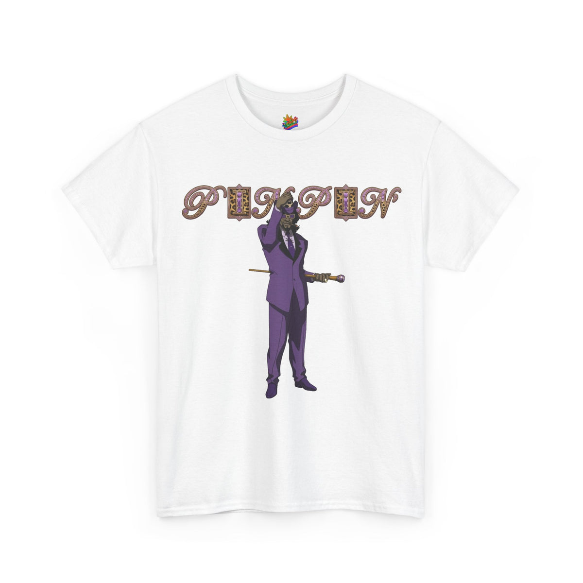 Vert Pimp Named Slickback Vintage Style Unisex Graphic Cotton T-Shirt