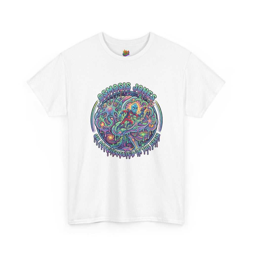 Vert Osmosis Jones Psychedelics Vintage Style Unisex Cotton Graphic T-Shirt