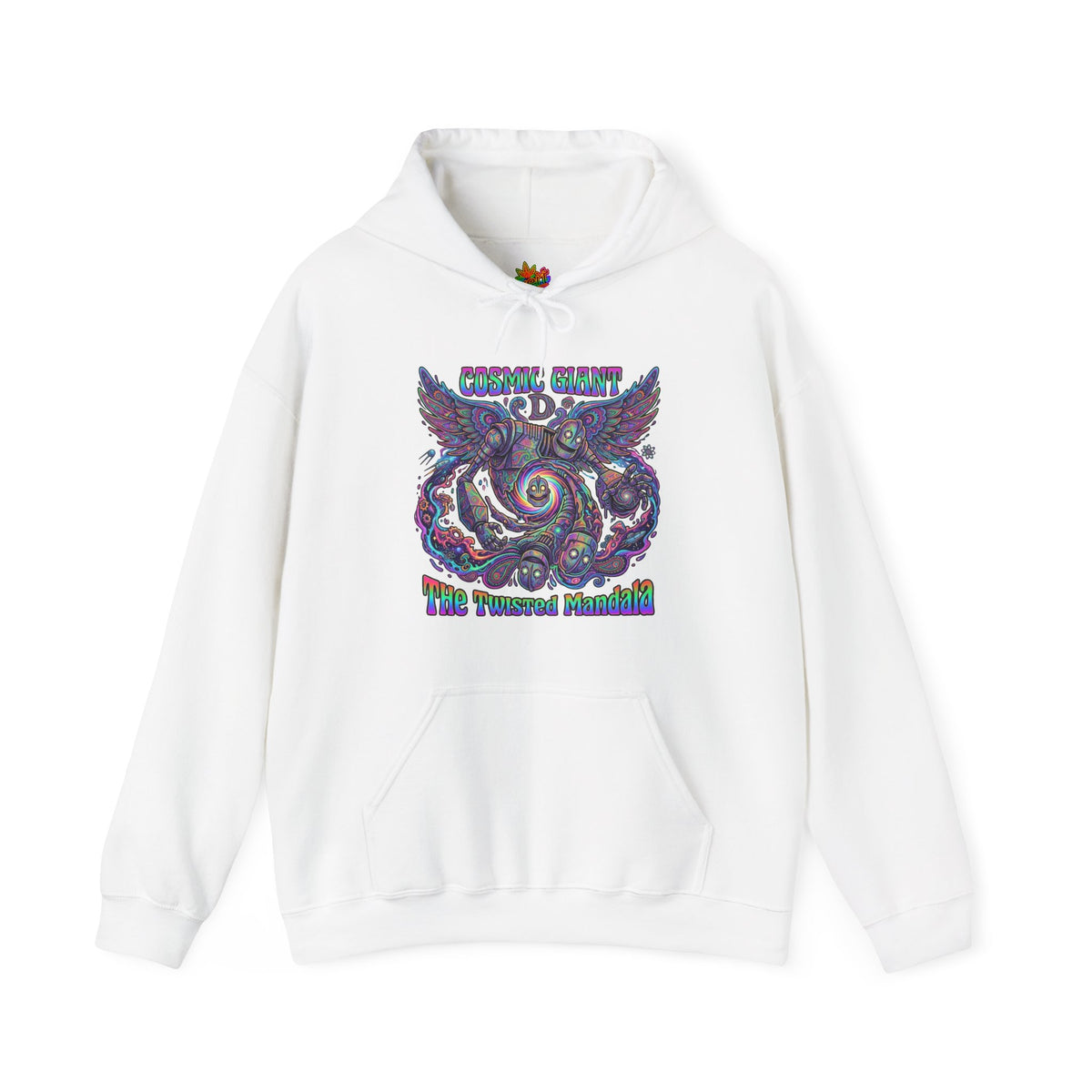 Vert Iron Giant Psychedelic Vintage Style Unisex Graphic Hoodie