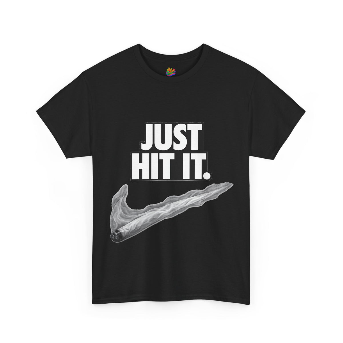 Vert Just Hit It Vintage Style Unisex Cotton Graphic T-Shirt