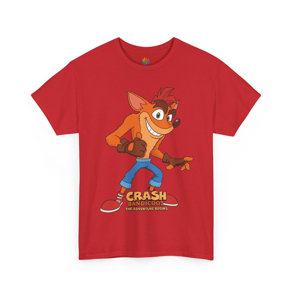 Vert Crash Bandicoot Vintage Style Unisex Cotton Graphic T-Shirt