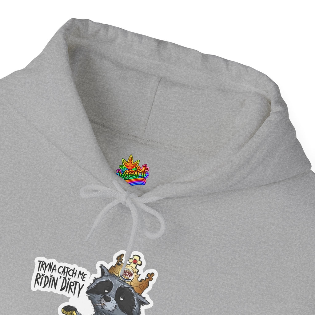 Vert Burger King Parody Vintage Style Unisex Graphic Hoodie