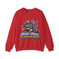 Vert Crazy Frog Smoker Vintage Style Unisex Graphic Crewneck Sweatshirt