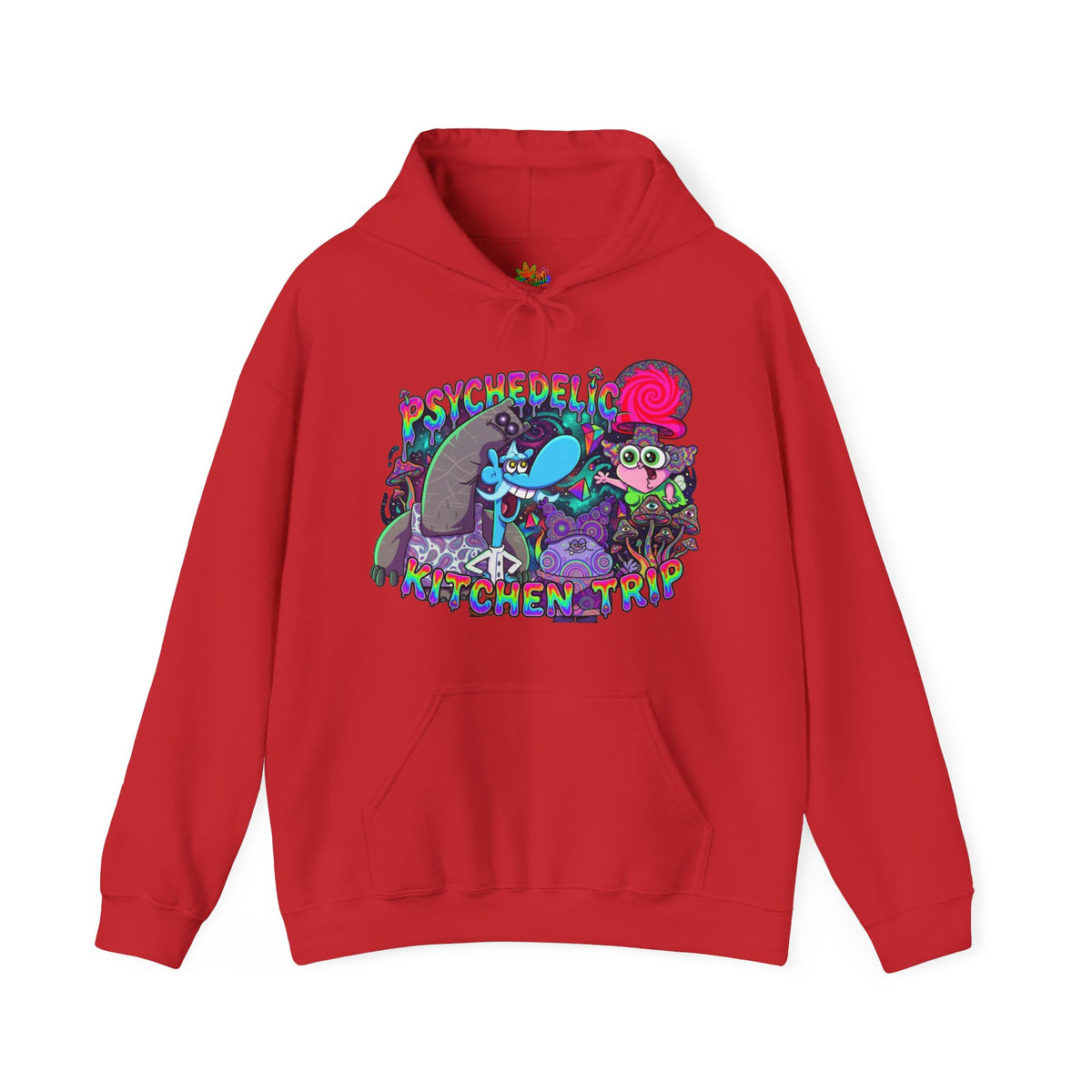 Vert Chowder Psychedelic Vintage Style Unisex Graphic Hoodie