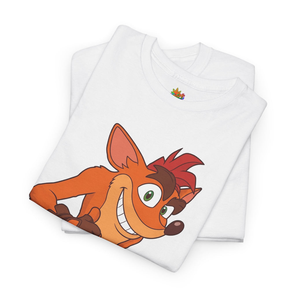 Vert Crash Bandicoot Vintage Style Unisex Cotton Graphic T-Shirt