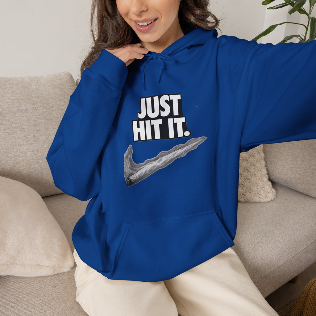Vert Just Hit It Vintage Style Unisex Graphic Hoodie
